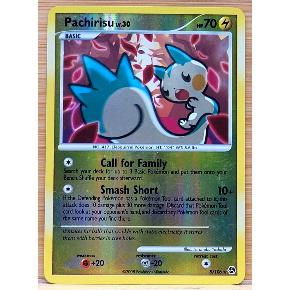 Pachirisu 5/106 Great Encounters Rev Holo Pokemon TCG